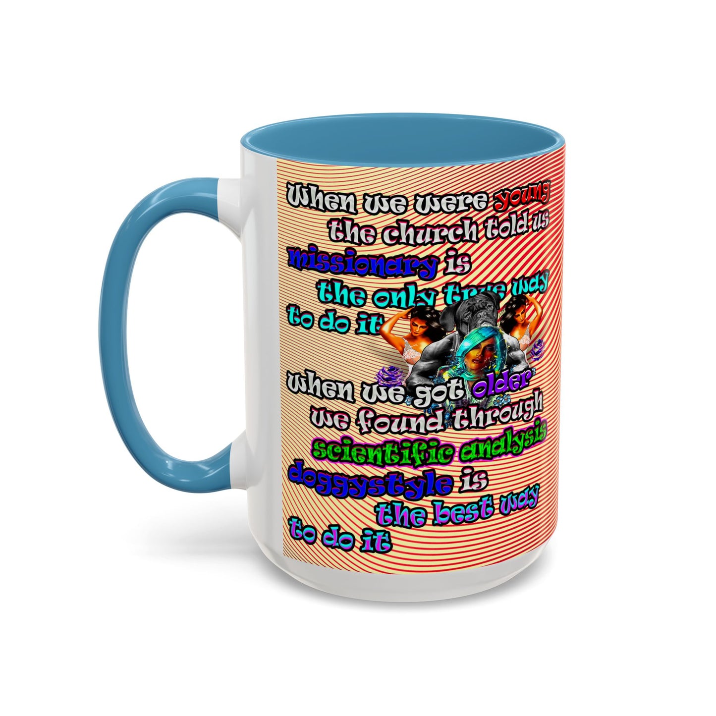 doggystyle - Accent Mug (yellow-orange wave)