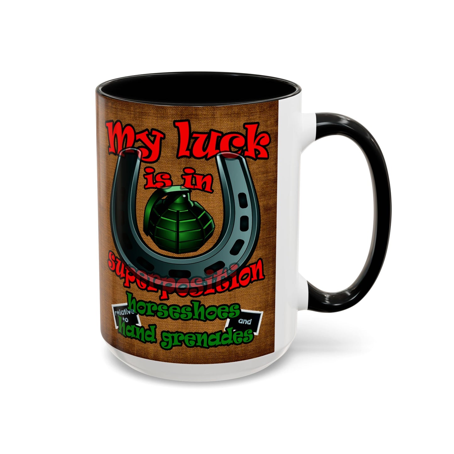 my luck - Accent Mug (brown papyrus)