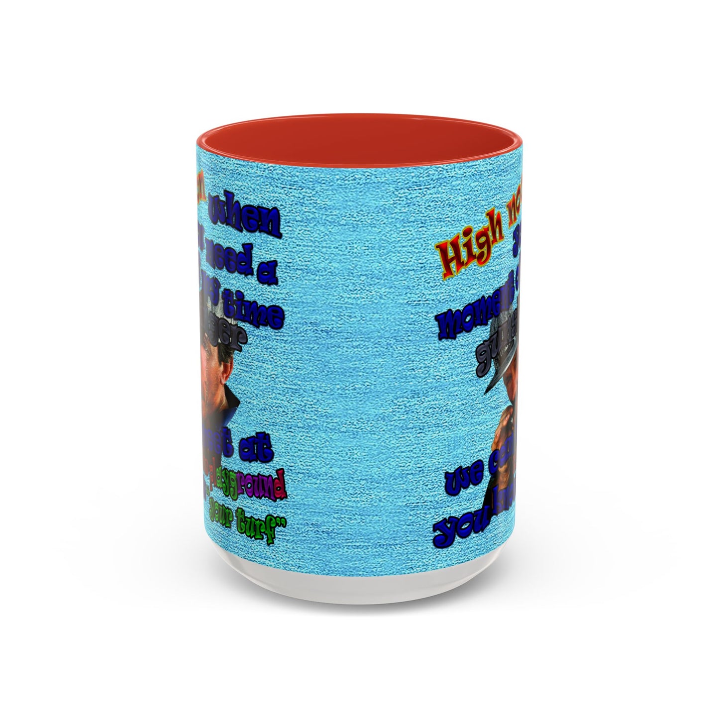 high noon - Accent Mug (faded blue)