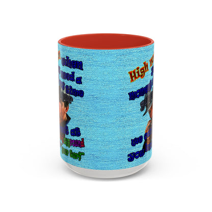 high noon - Accent Mug (faded blue)