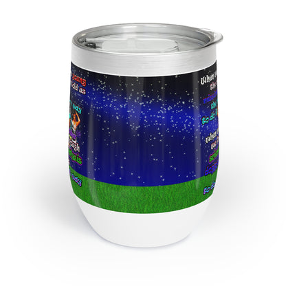 doggystyle - Chill Wine Tumbler ('snoops' background)