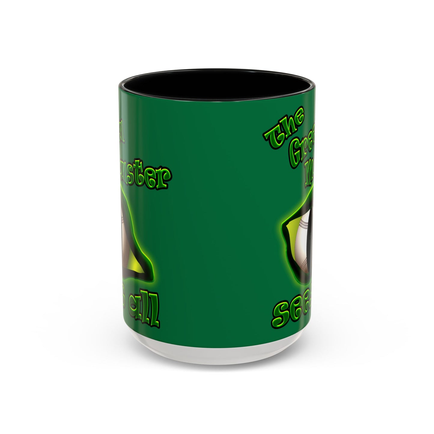 green monster - Accent Mug (dark green)