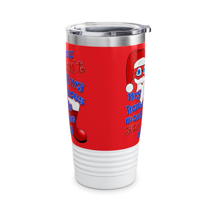 santa's shoes - Ringneck Tumbler, 20oz (red)