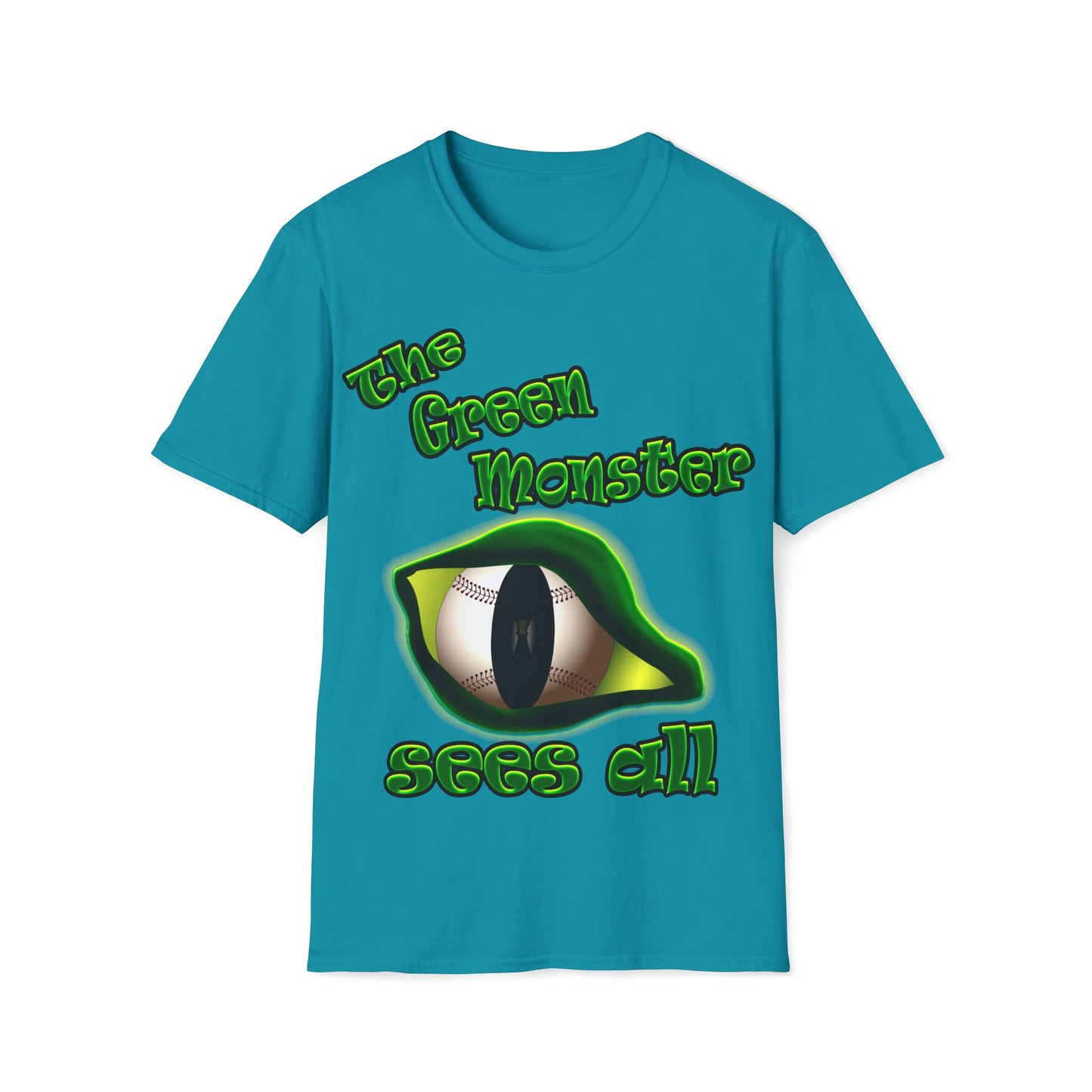 green monster - Unisex Softstyle T-Shirt