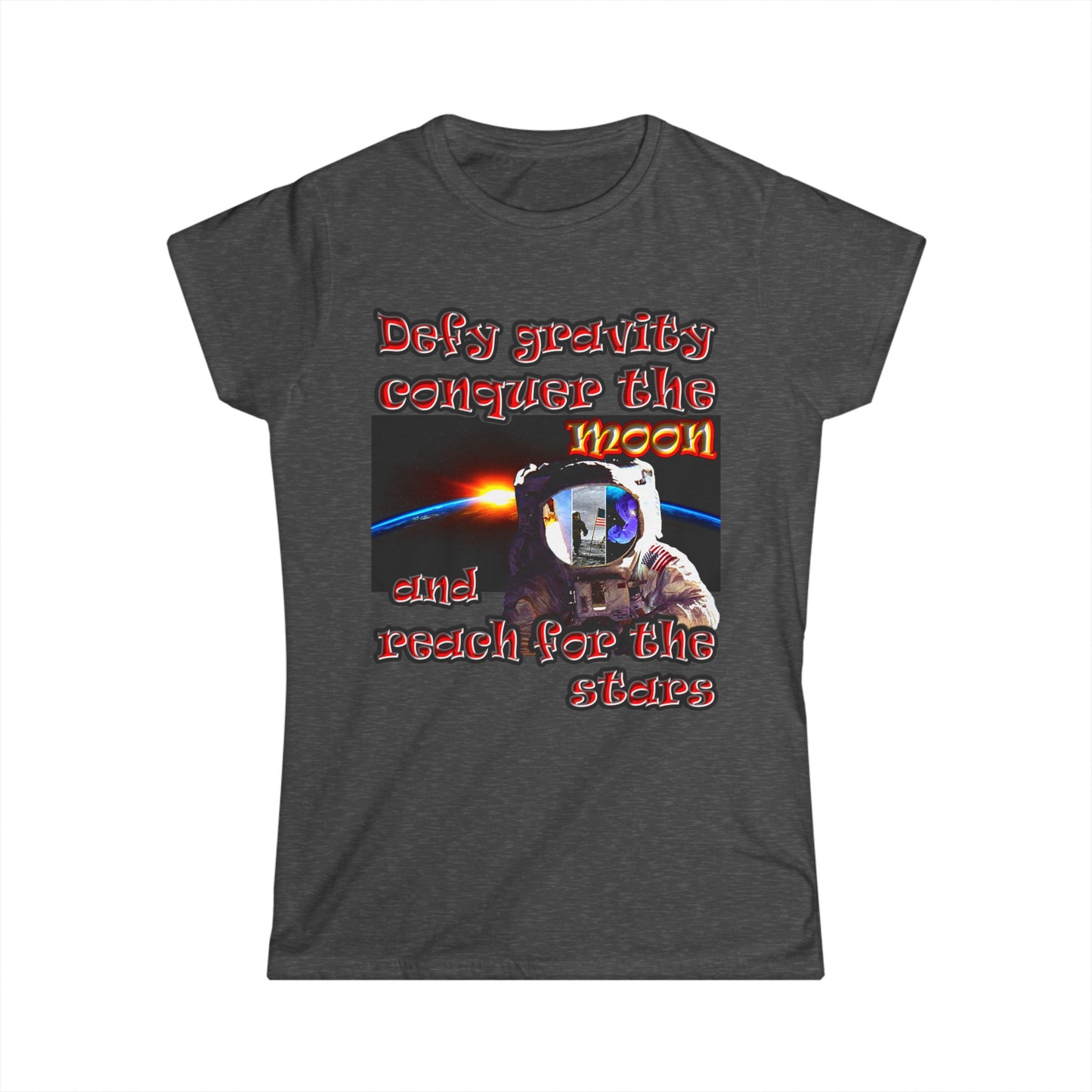 defy conquer reach - Women's Softstyle Tee