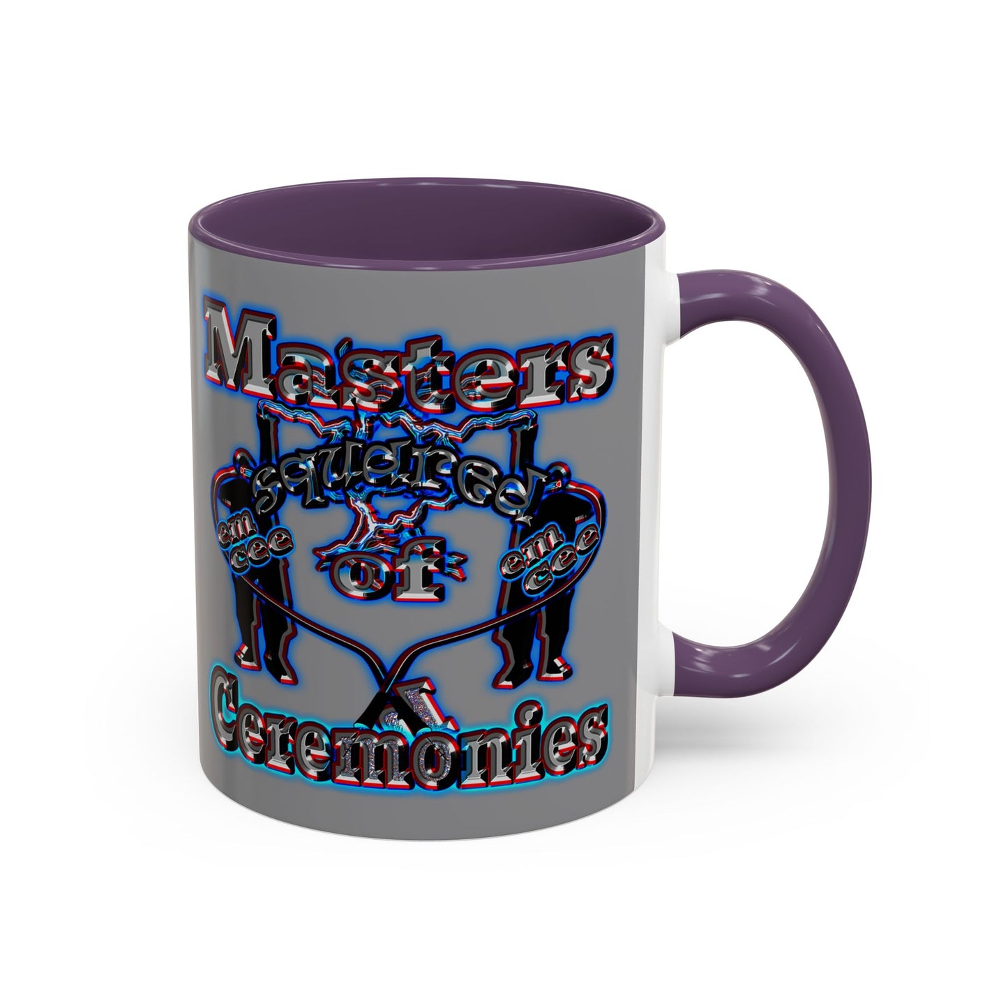 em cee squared - Accent Mug (grey)
