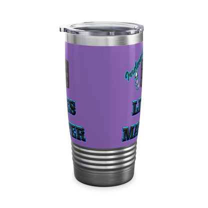 irrelevant - Ringneck Tumbler, 20oz (light purple)