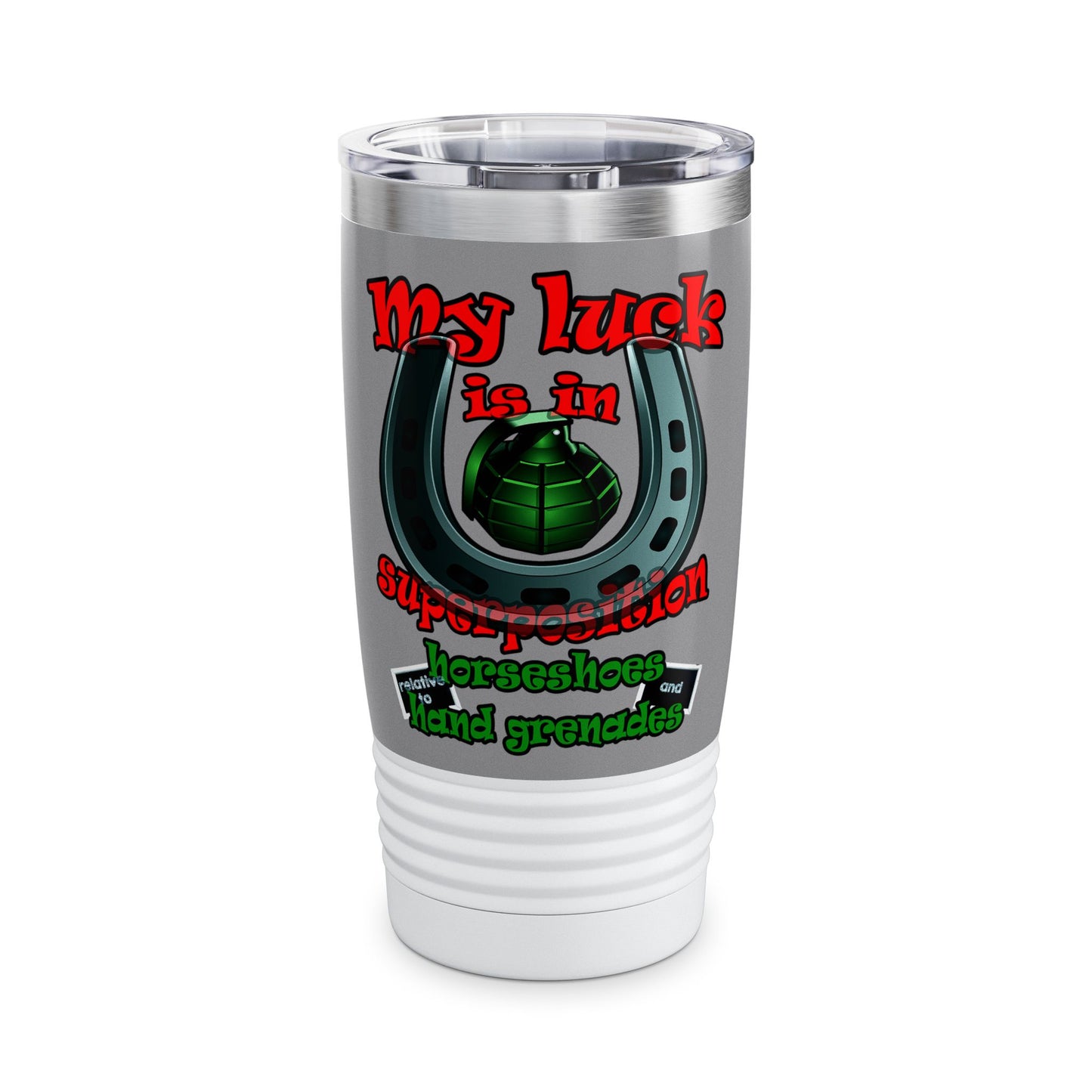 my luck - Ringneck Tumbler, 20oz (grey)