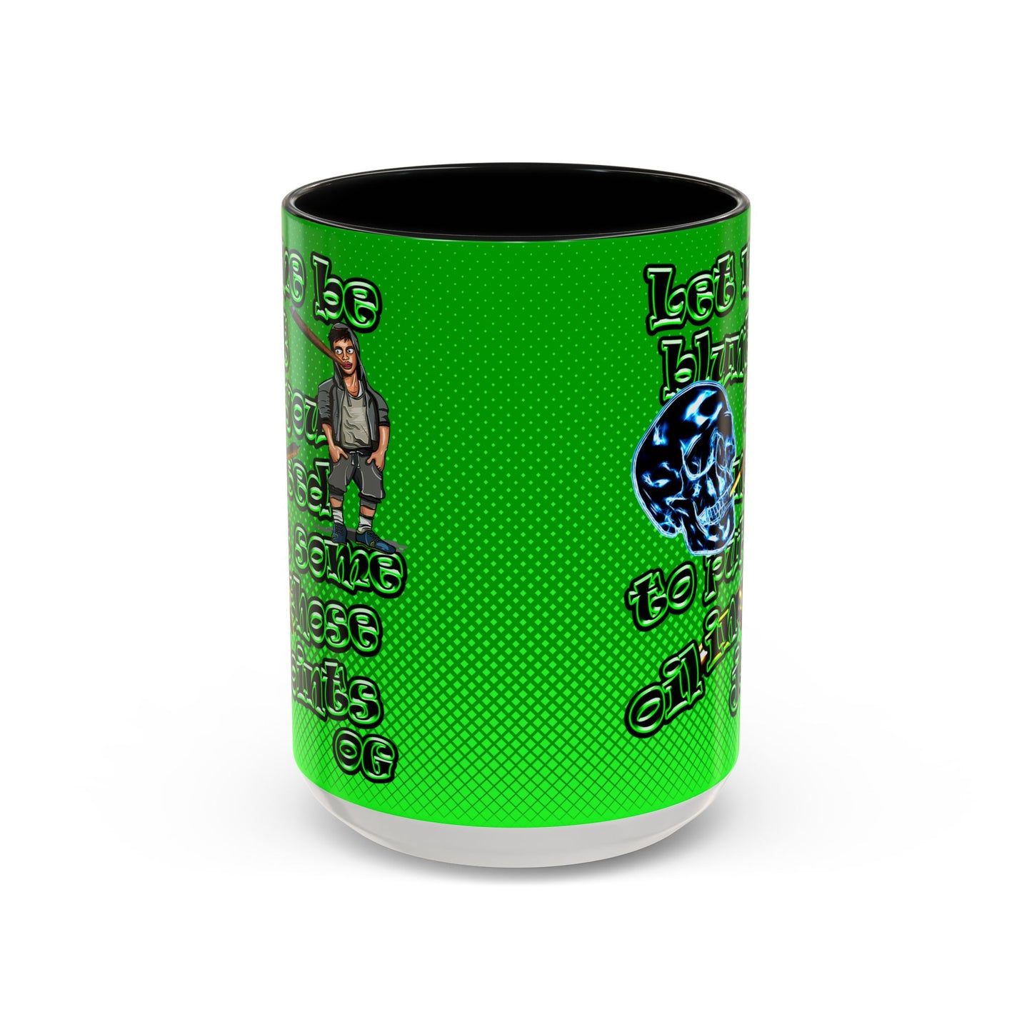 og - Accent Mug (logo green)