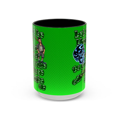 og - Accent Mug (logo green)