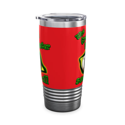 green monster - Ringneck Tumbler, 20oz (red)