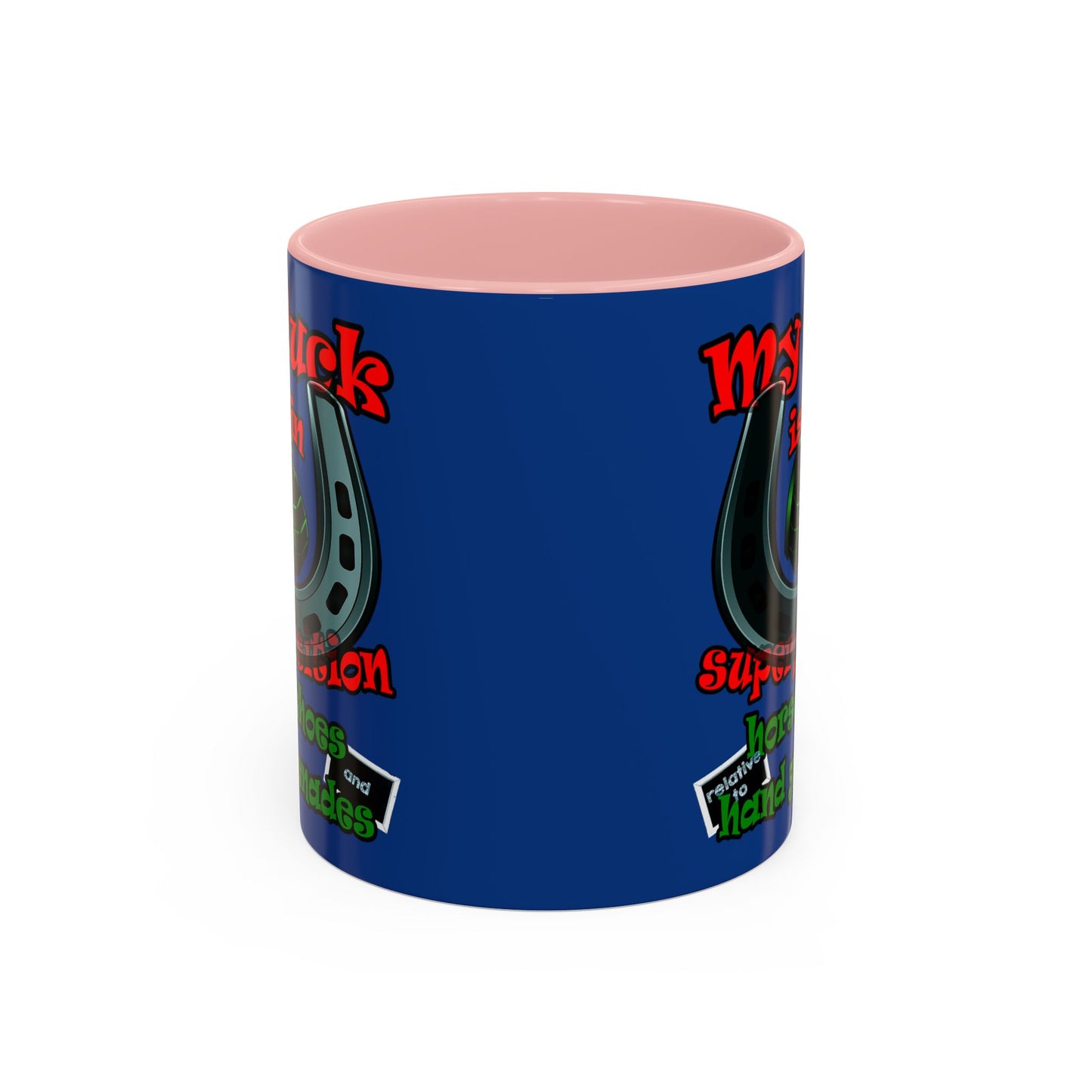 my luck - Accent Mug (dark blue)