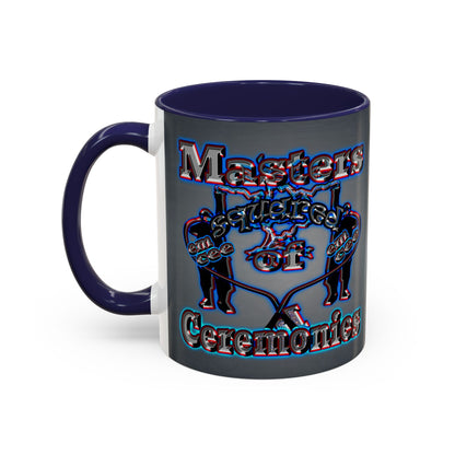 em cee squared - Accent Mug (grey-light grey)