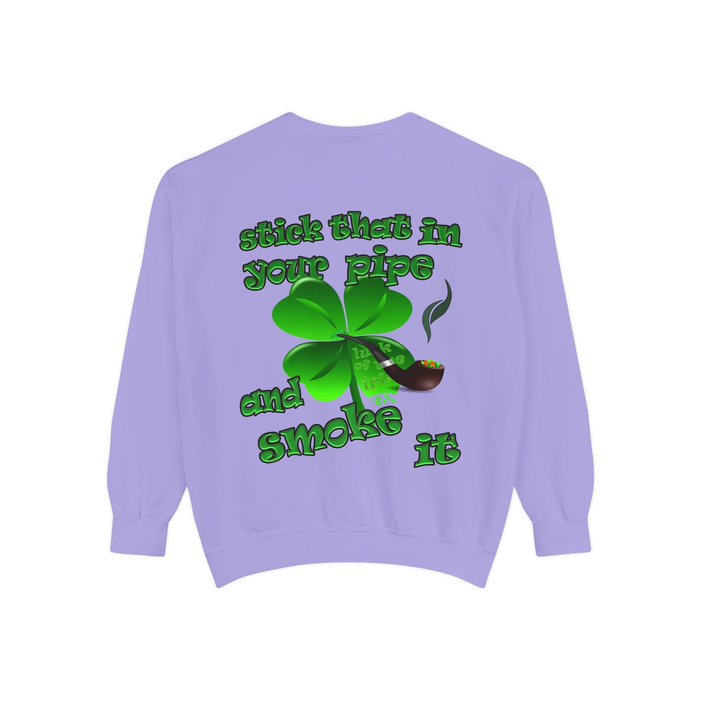 celtics logo - Unisex Garment-Dyed Sweatshirt