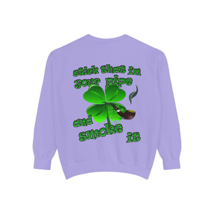 celtics logo - Unisex Garment-Dyed Sweatshirt