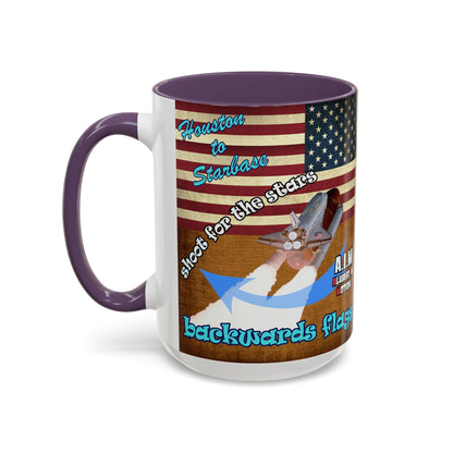 shoot for the stars - Accent Mug (brown papyrus)