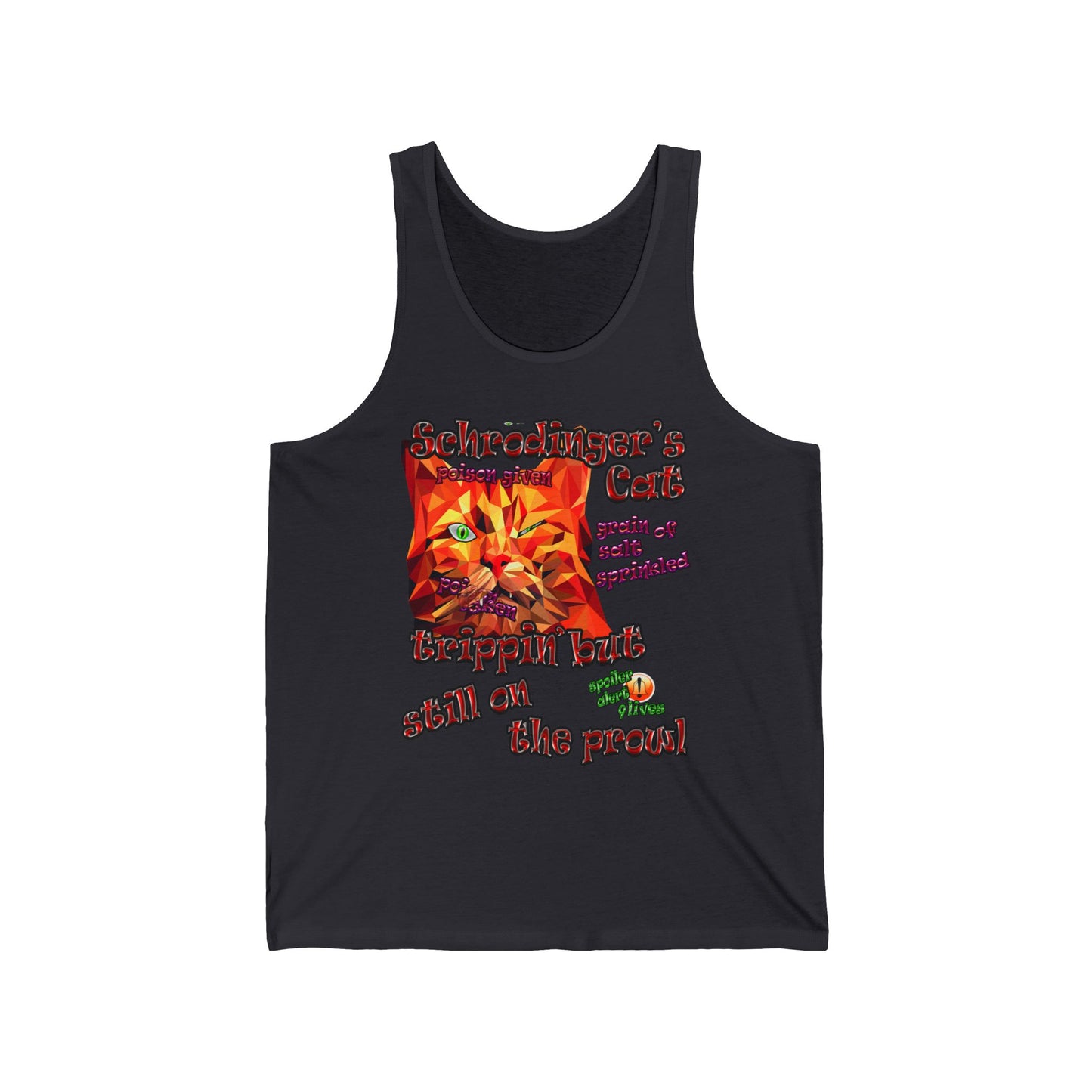schrodinger's cat - Unisex Jersey Tank