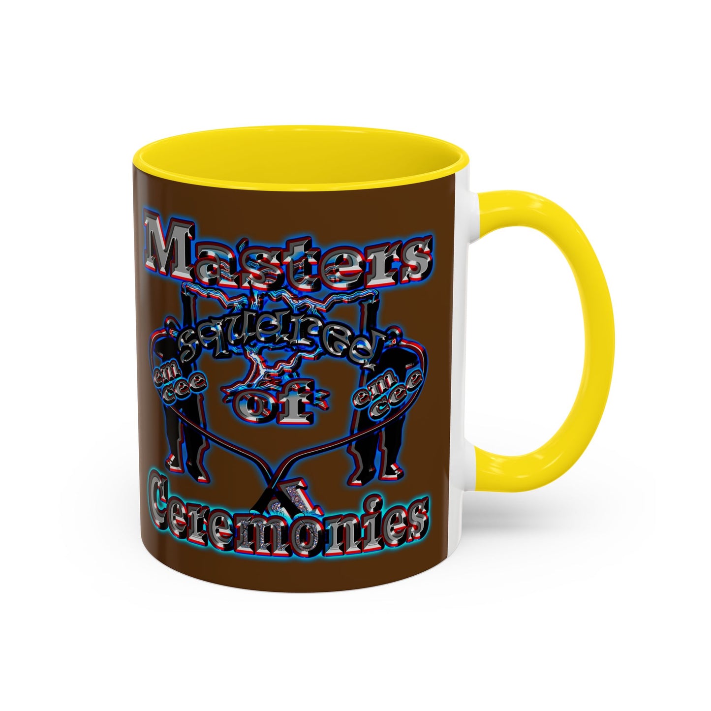 em cee squared - Accent Mug (brown)