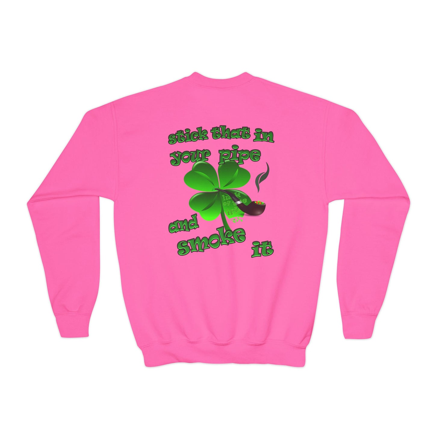 celtics logo - Youth Crewneck Sweatshirt