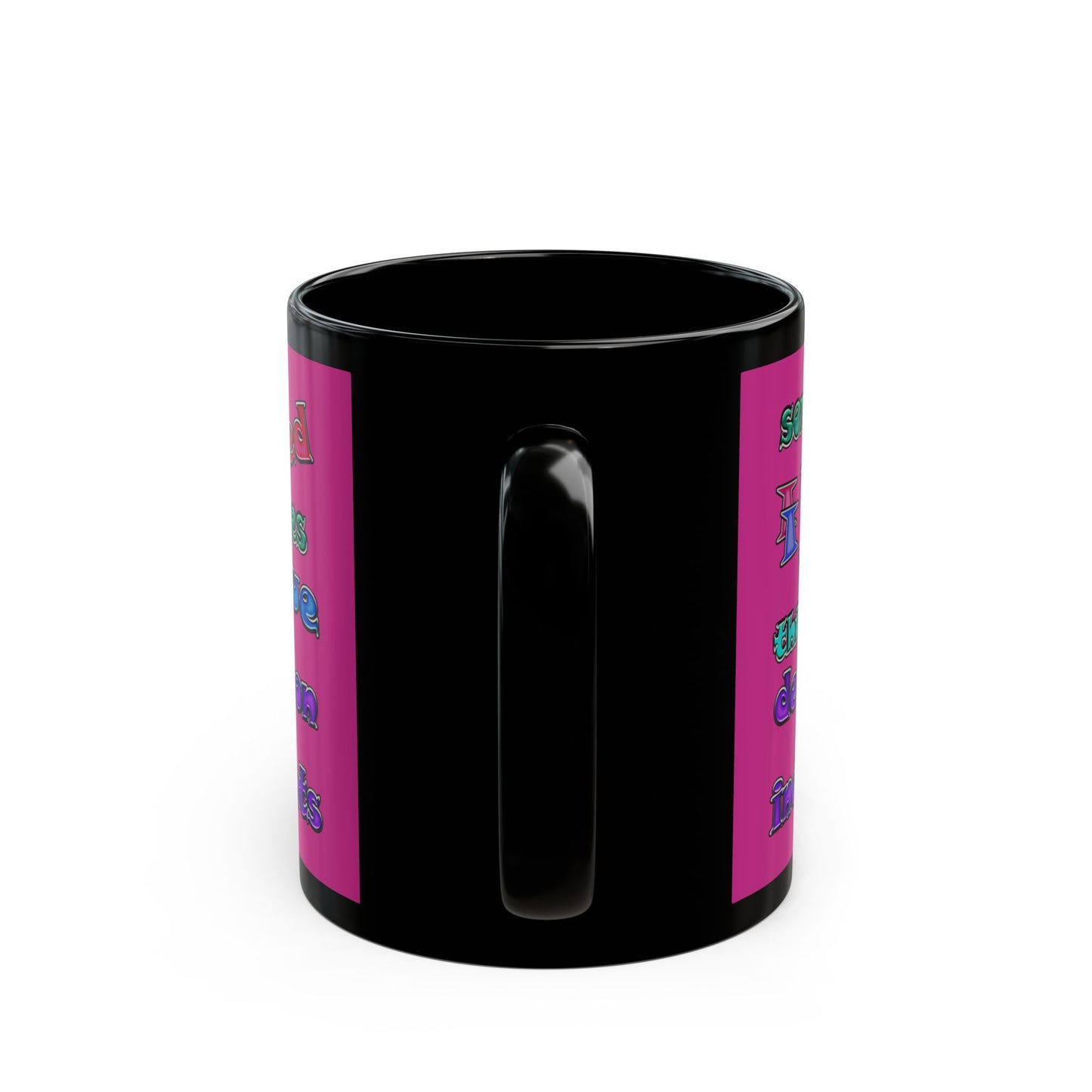 declaration of the independents - Black Mug (pink)