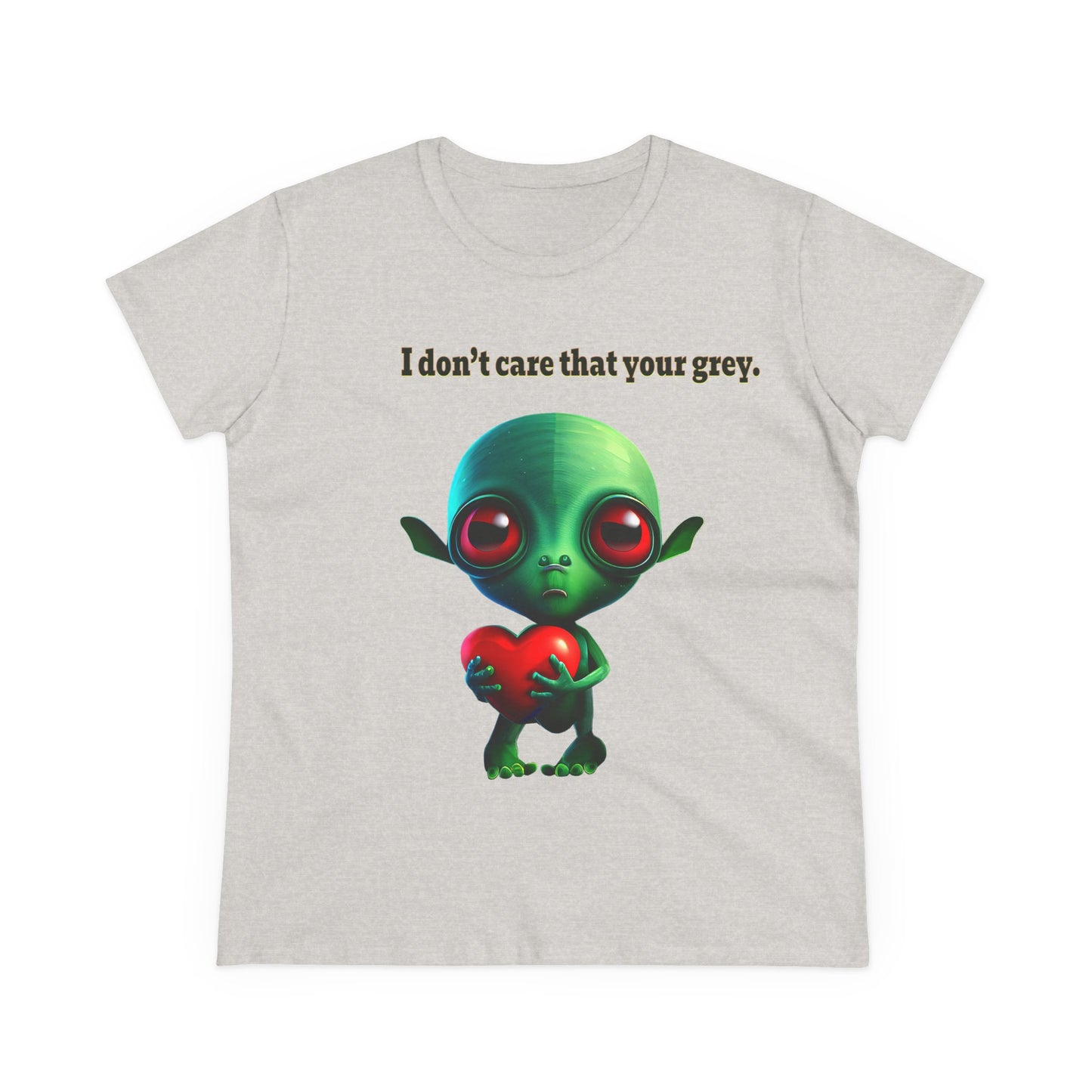 I don't care that your grey - Women's Midweight Cotton Tee
