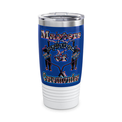em cee squared - Ringneck Tumbler, 20oz (dark blue)