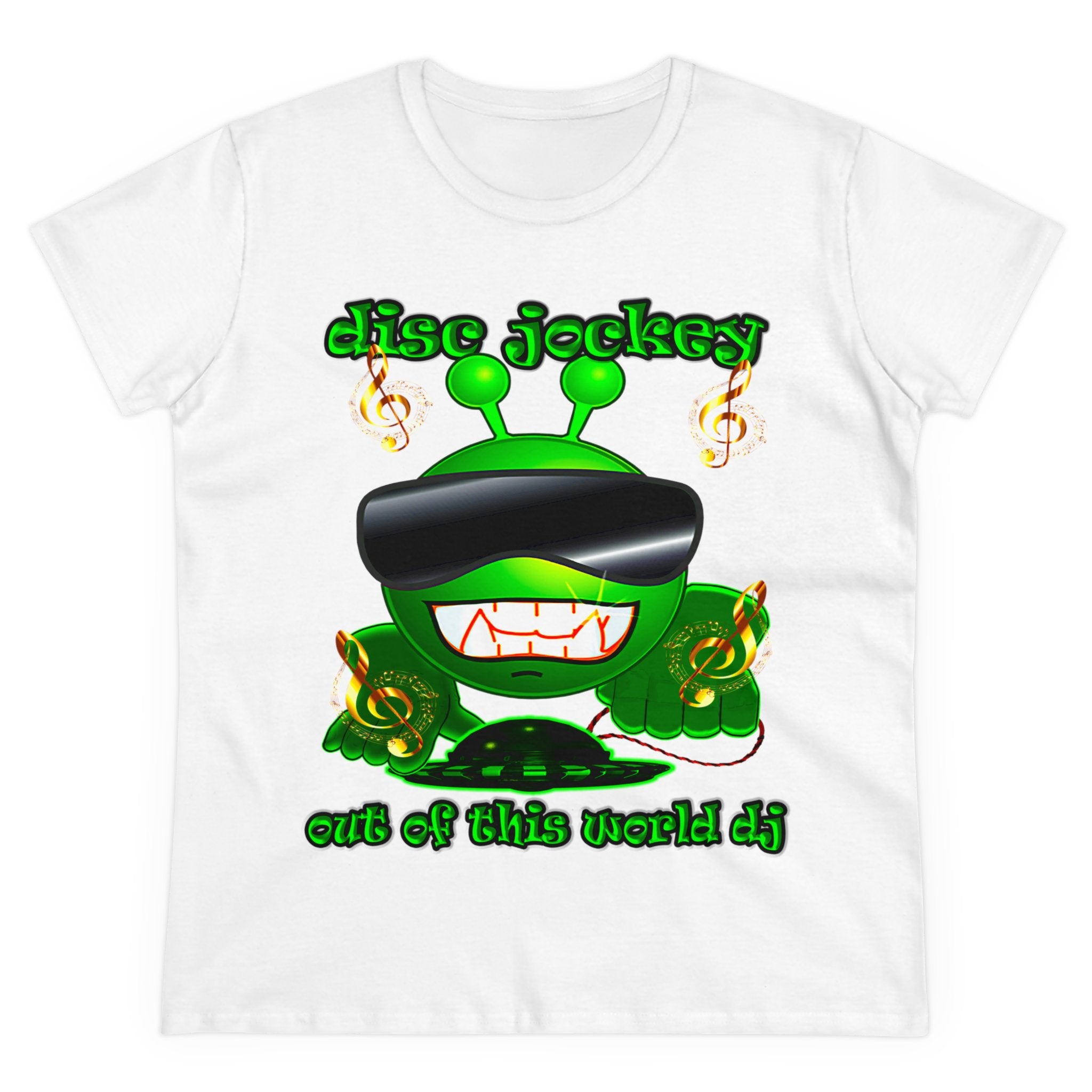 disc jockey - Women's Midweight Cotton Tee