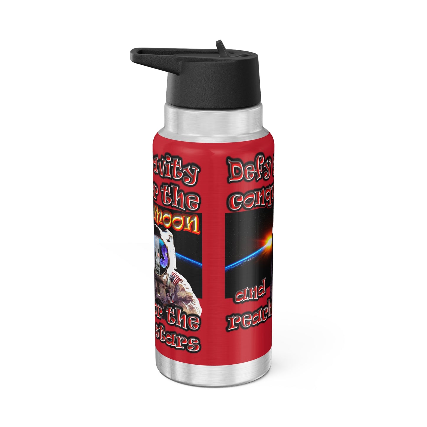 defy conquer reach - Gator Tumbler, 32oz (dark red)