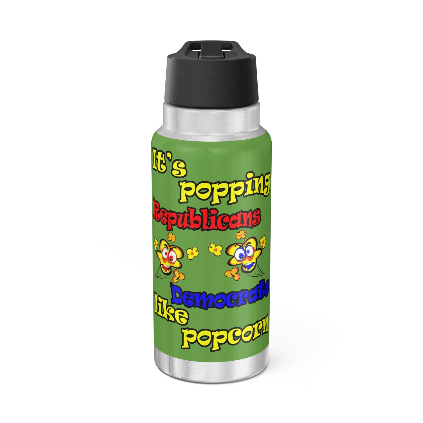 popping like popcorn - Gator Tumbler, 32oz (green)