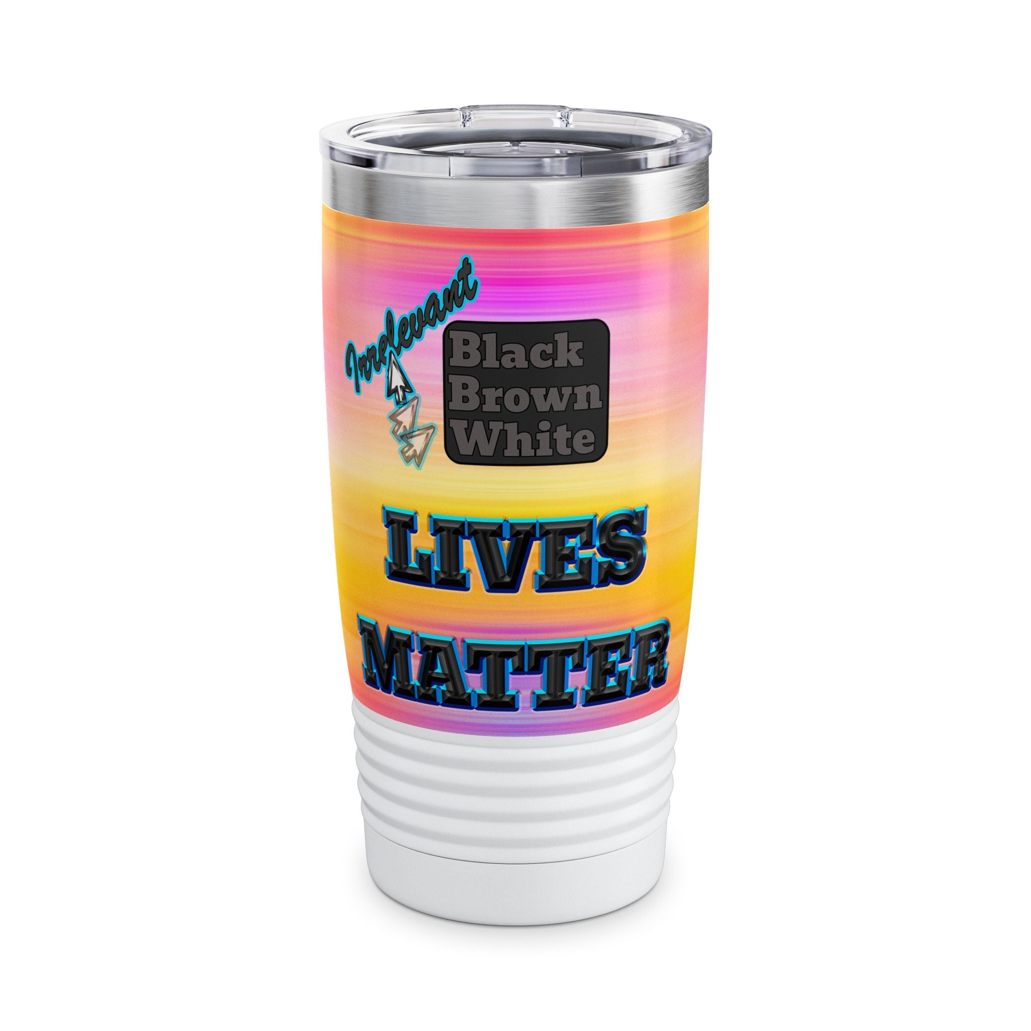 irrelevant - Ringneck Tumbler, 20oz (color blur)