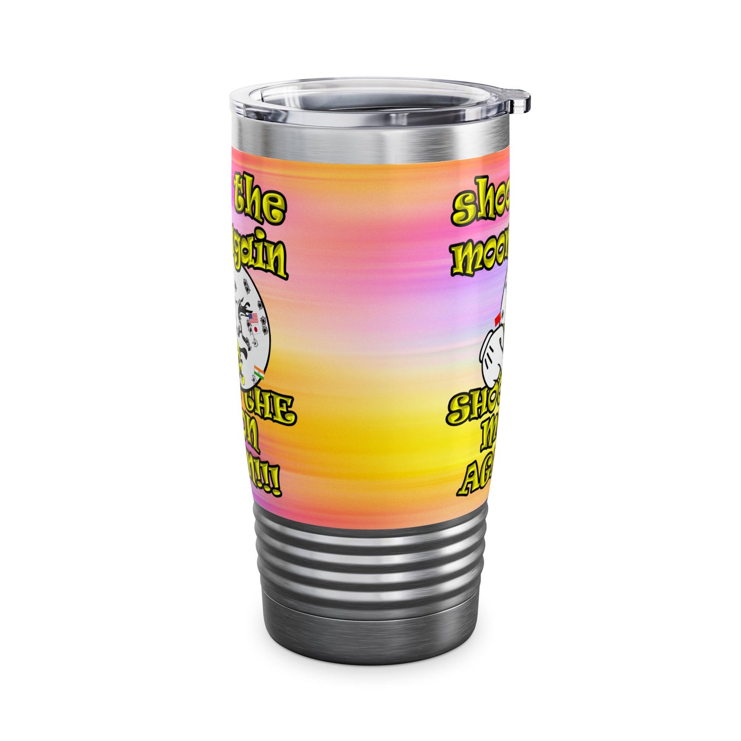 shoot the moon again - Ringneck Tumbler, 20oz (color blur)