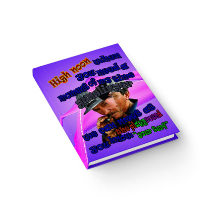 high noon - journal-blank (purple-pink wave)
