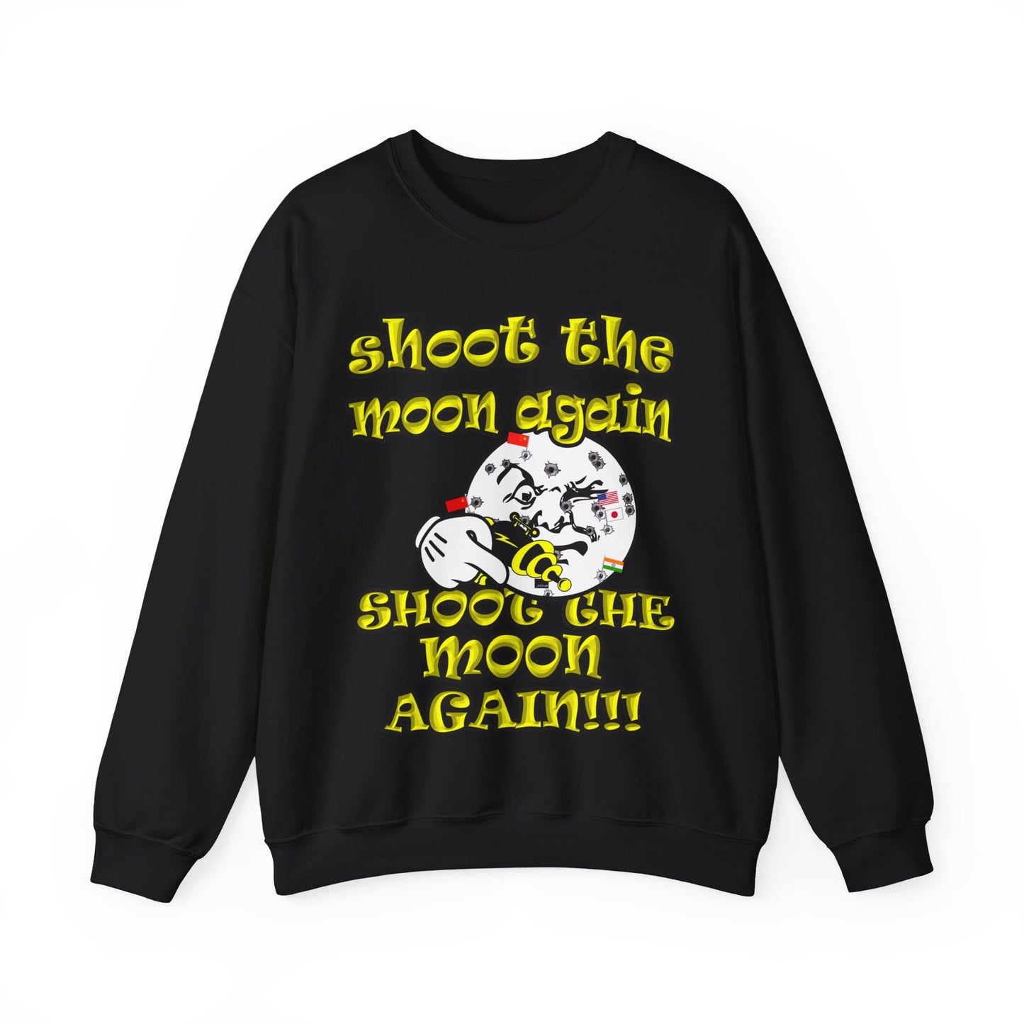 shoot the moon again - Unisex Heavy Blend™ Crewneck Sweatshirt