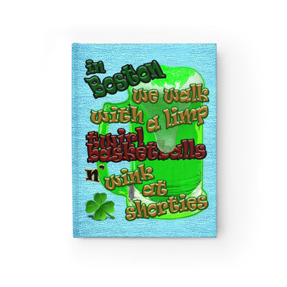 celtics logo - journal-lined (faded blue)