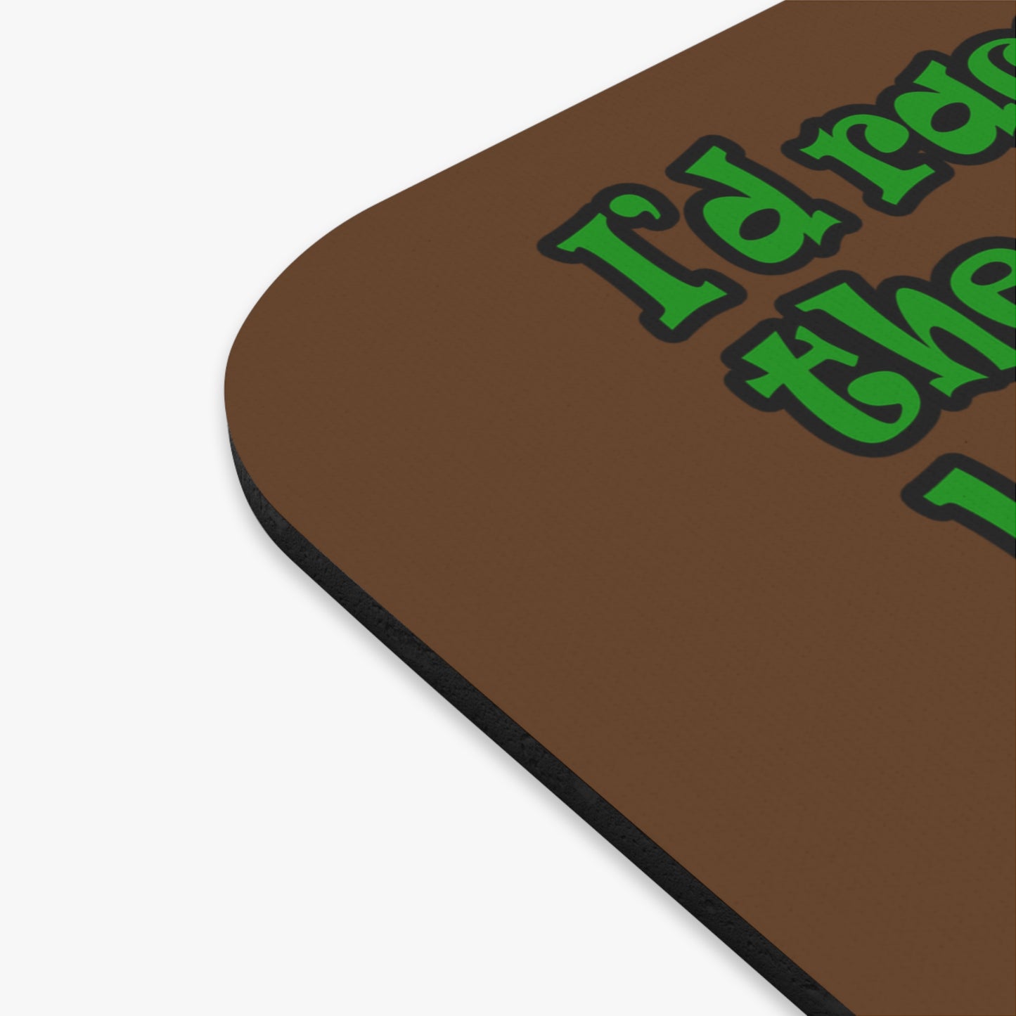 turtle race - Mouse Pad (Rectangle) (brown)