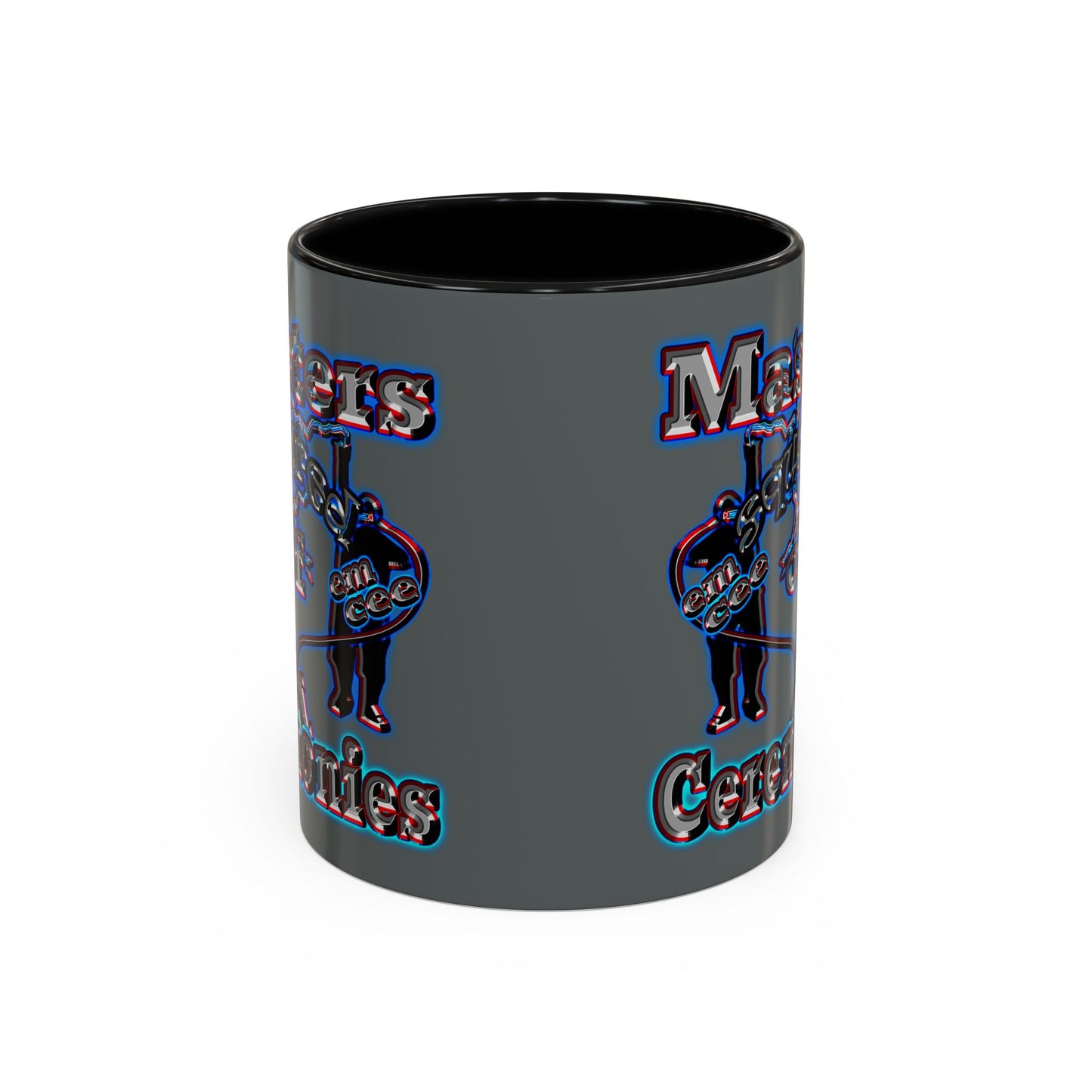 em cee squared - Accent Mug (dark grey)