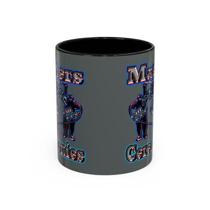 em cee squared - Accent Mug (dark grey)