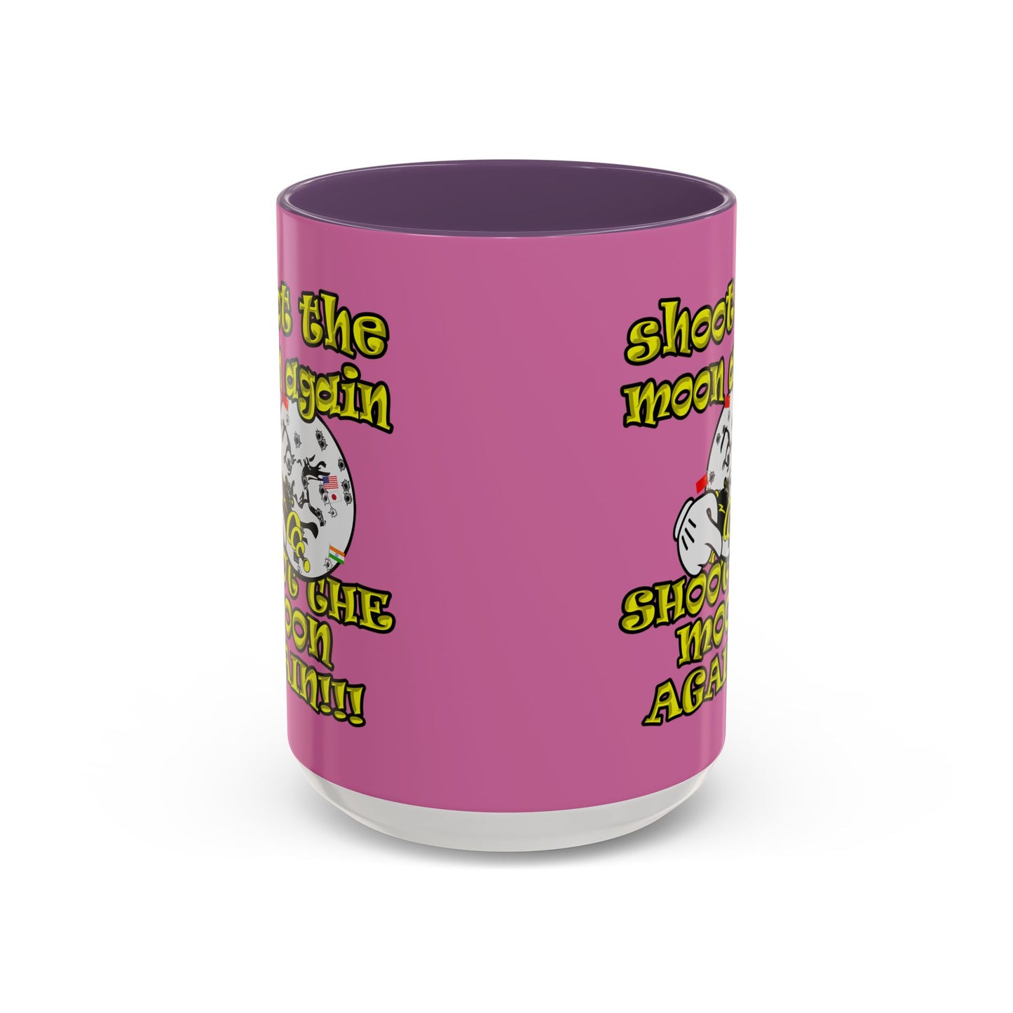 shoot the moon again - Accent Mug (light pink)