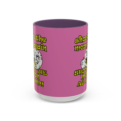 shoot the moon again - Accent Mug (light pink)