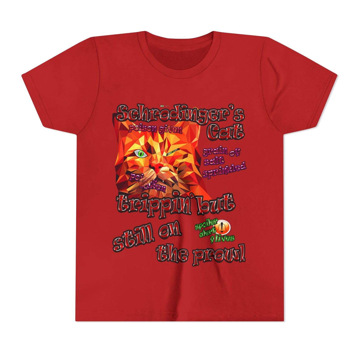 schrodinger's cat - Youth Short Sleeve Tee