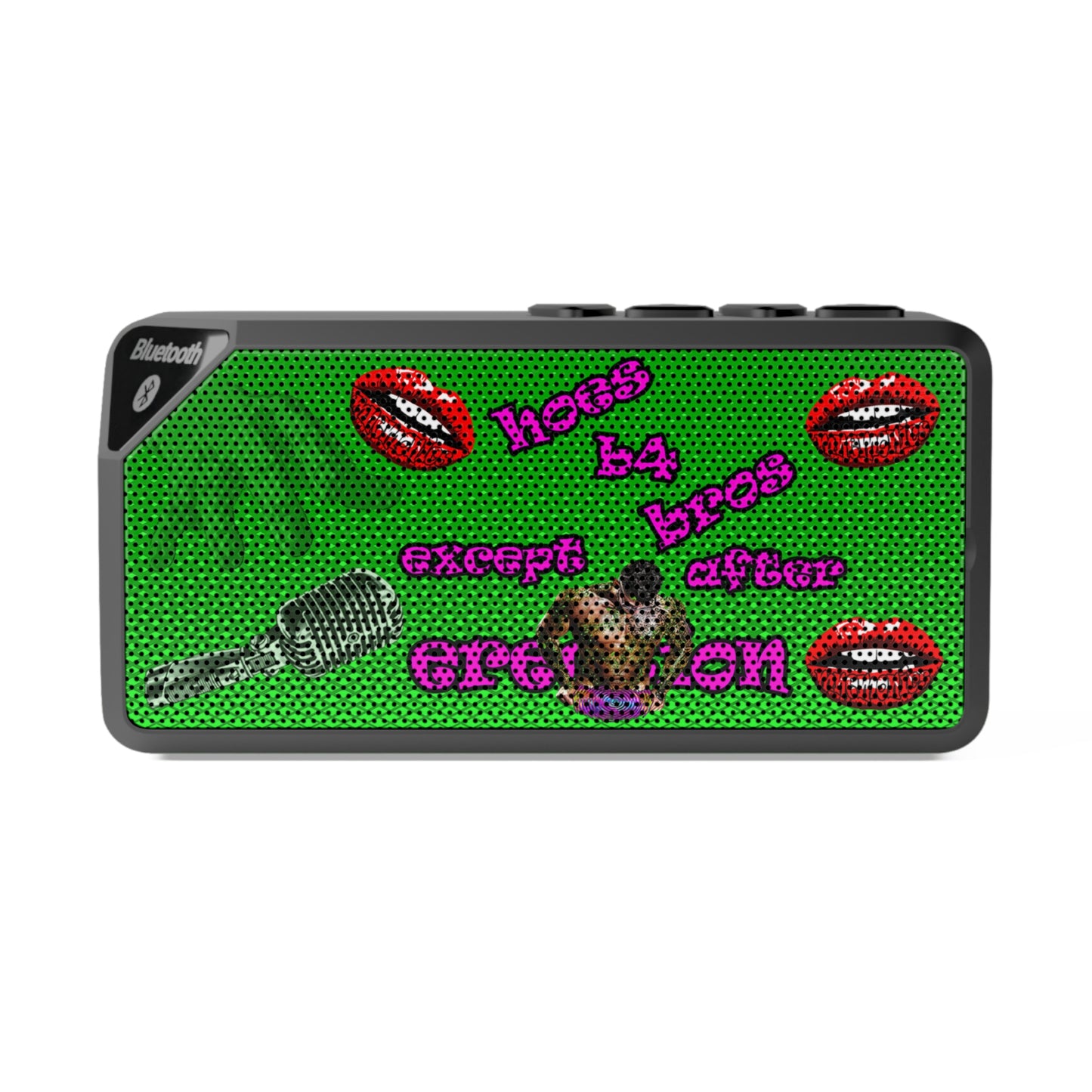 hoes b4 bros - Jabba Bluetooth Speaker (logo green)