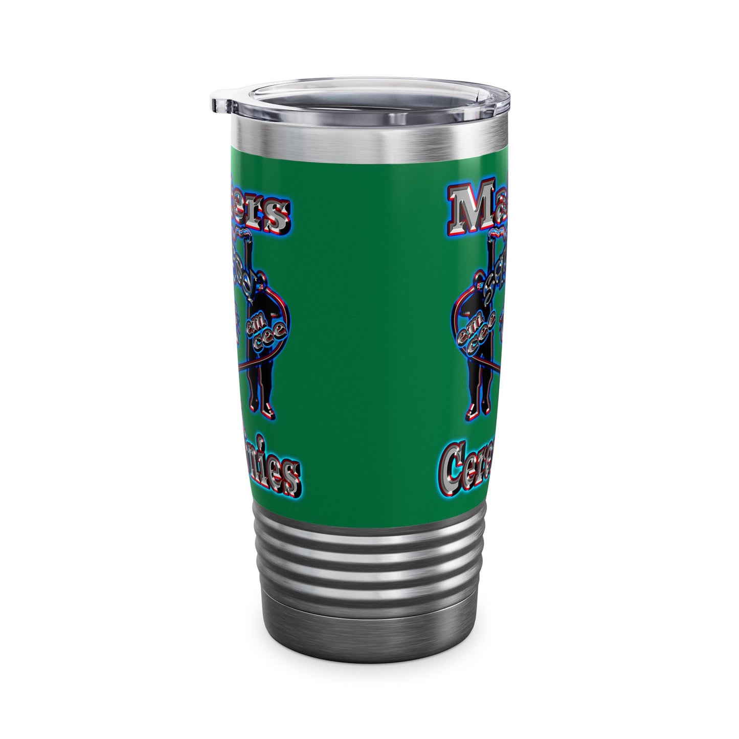 em cee squared - Ringneck Tumbler, 20oz (dark green)