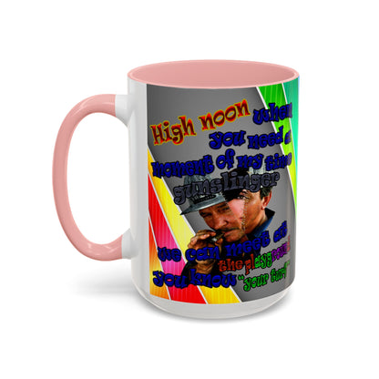 high noon - Accent Mug (rainbow split)
