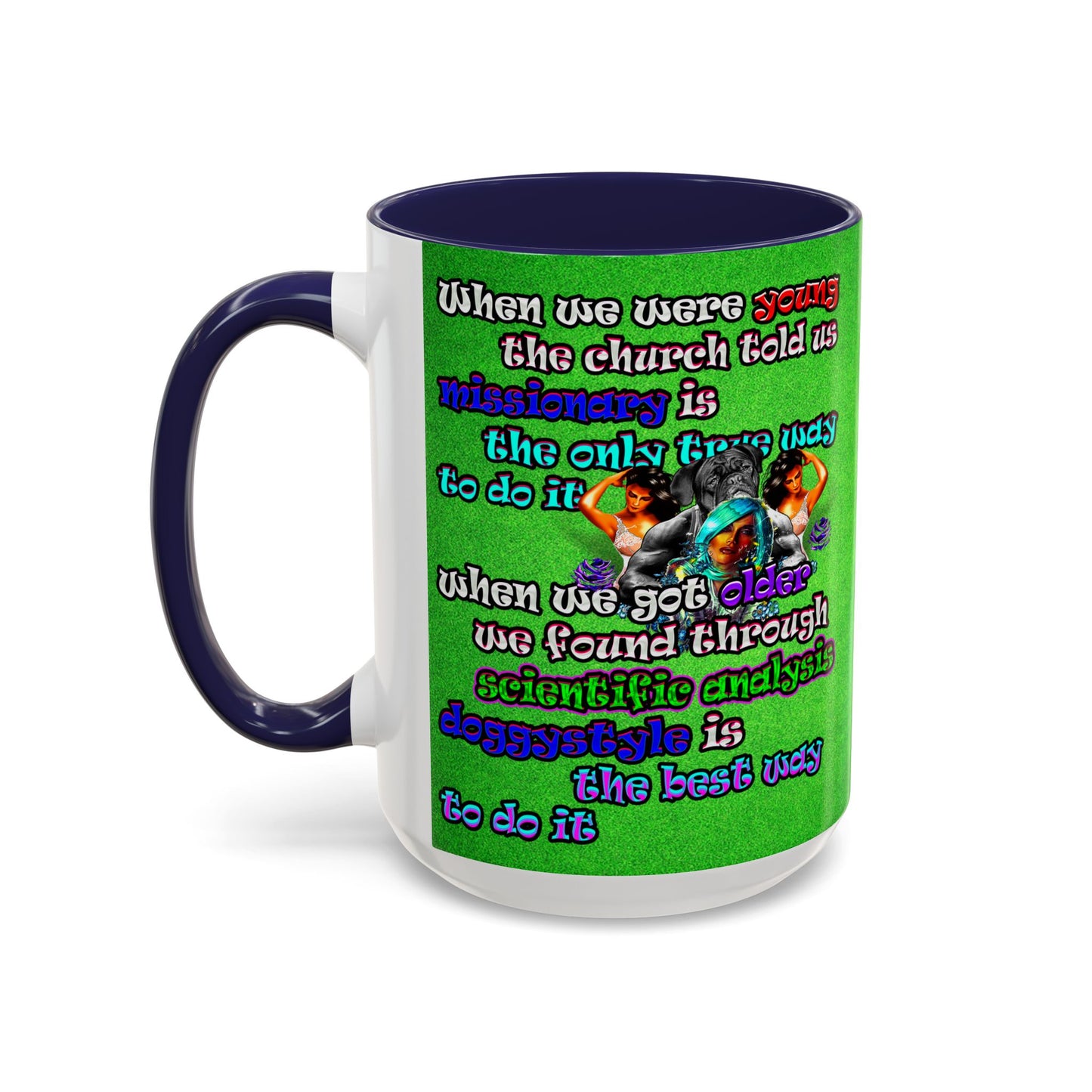 doggystyle - Accent Mug (green turf)