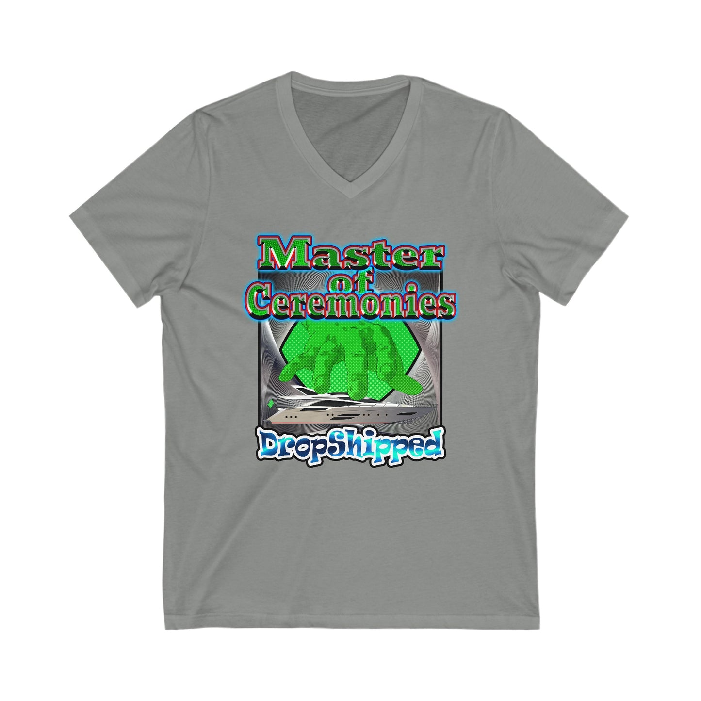 logo - Unisex Jersey Short Sleeve V-Neck Tee
