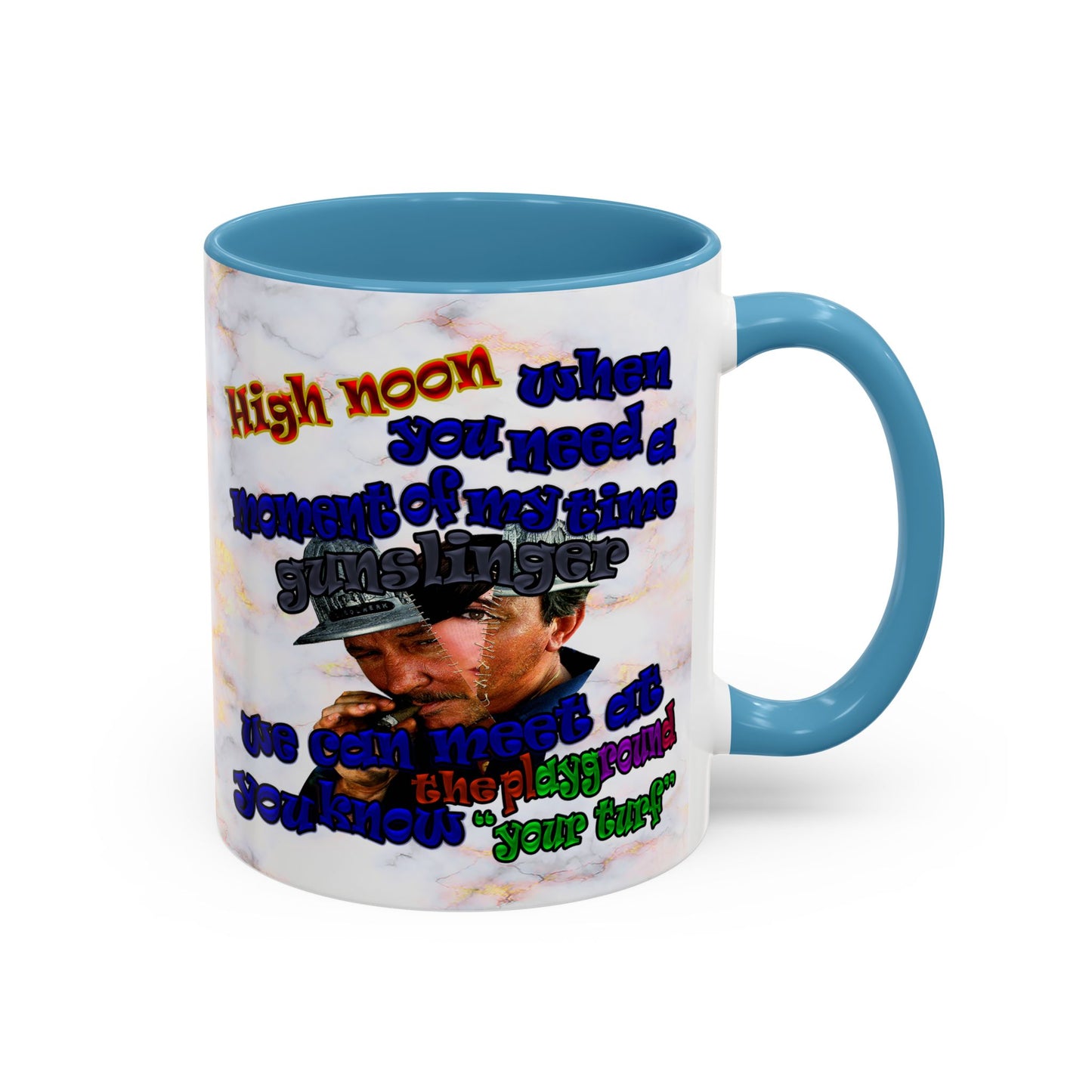 high noon - Accent Mug (white marble)