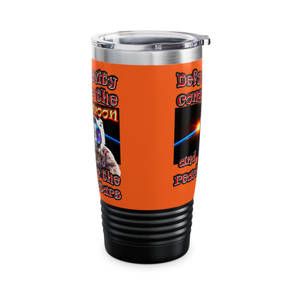 defy conquer reach - Ringneck Tumbler, 20oz (orange)