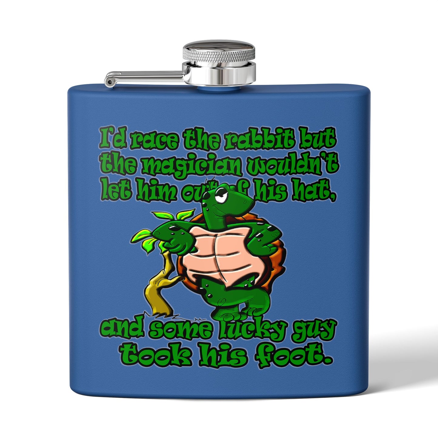 turtle race - Stainless Steel Flask