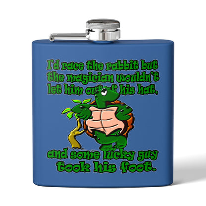 turtle race - Stainless Steel Flask