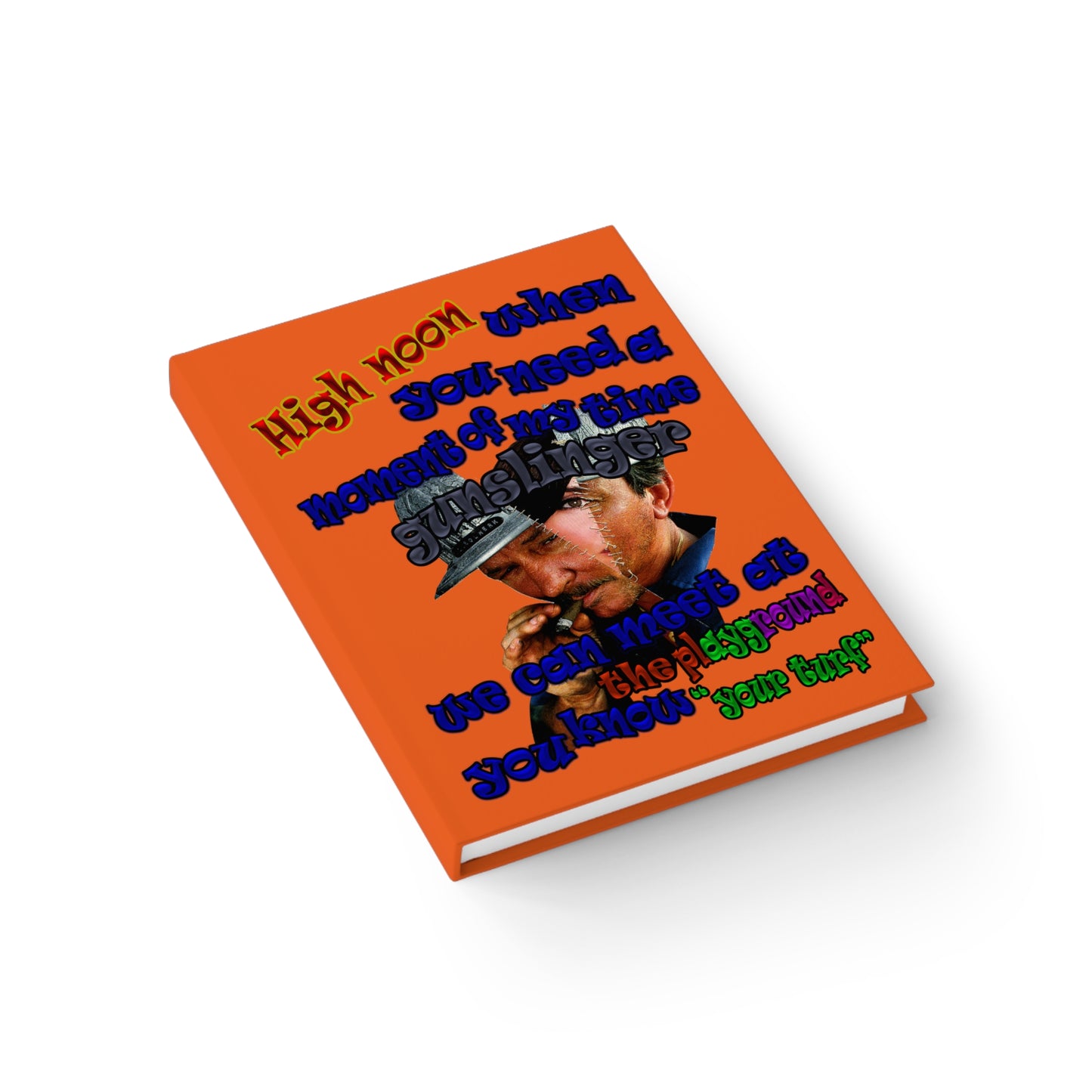 high noon - journal-blank (orange)